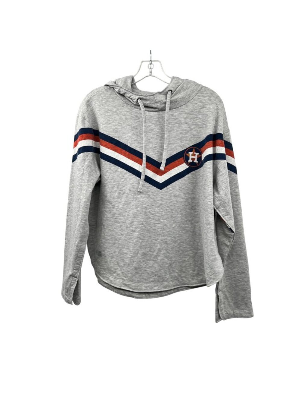 Major League Fitness Womens Houston Astros Hoodie Gray/Multi Size Large